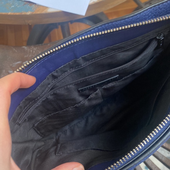 REBECCA MINKOFF | Navy top zip bree fall purse - Picture 5 of 7